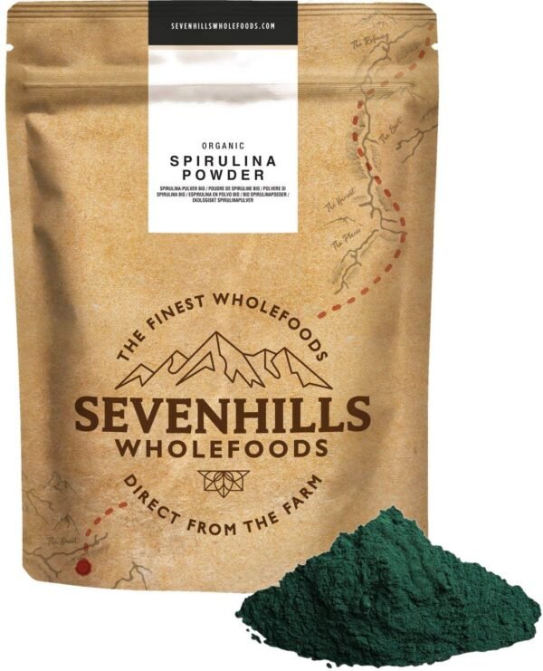 Organic spirulina powder